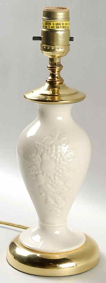 Fruits of Life 12" Electric Lamp No Shade by Lenox-1