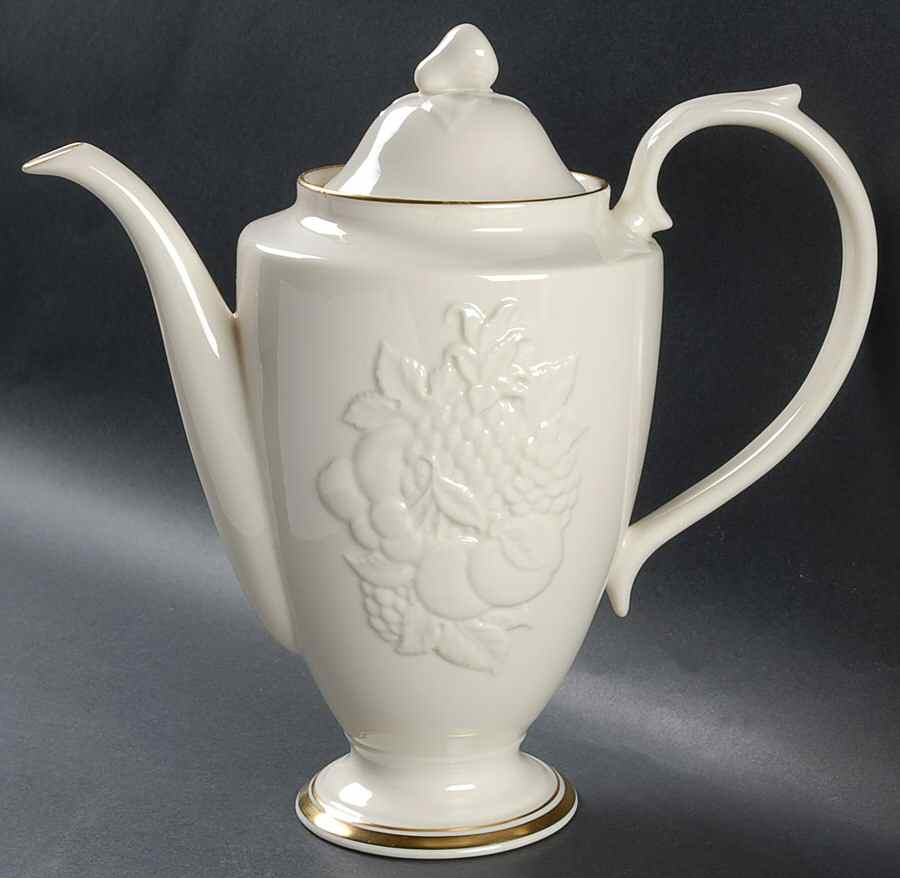 Fruits of Life Coffee Pot & Lid by Lenox-1
