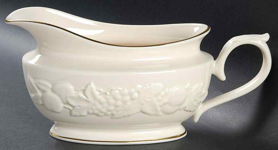 Fruits of Life Gravy Boat by Lenox-1