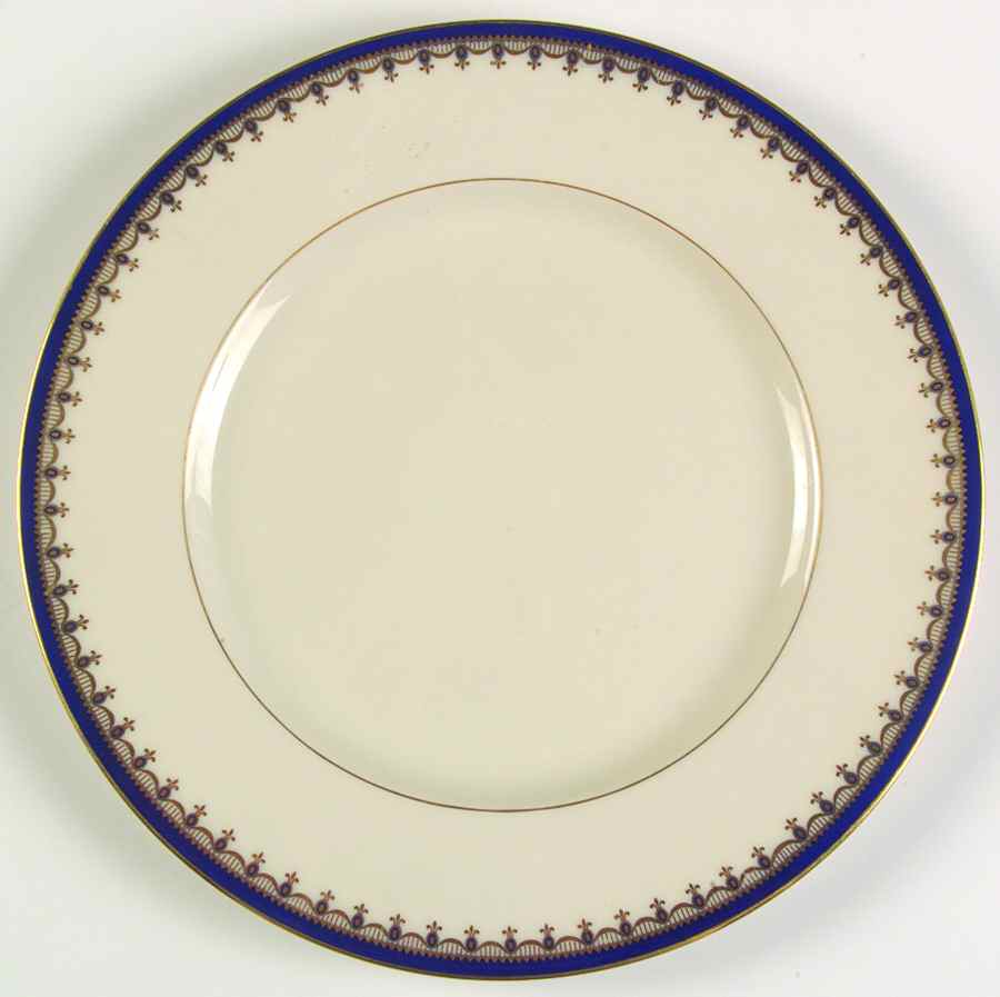 Alden (Blue, No Cream Rim) Dinner Plate by Lenox-1