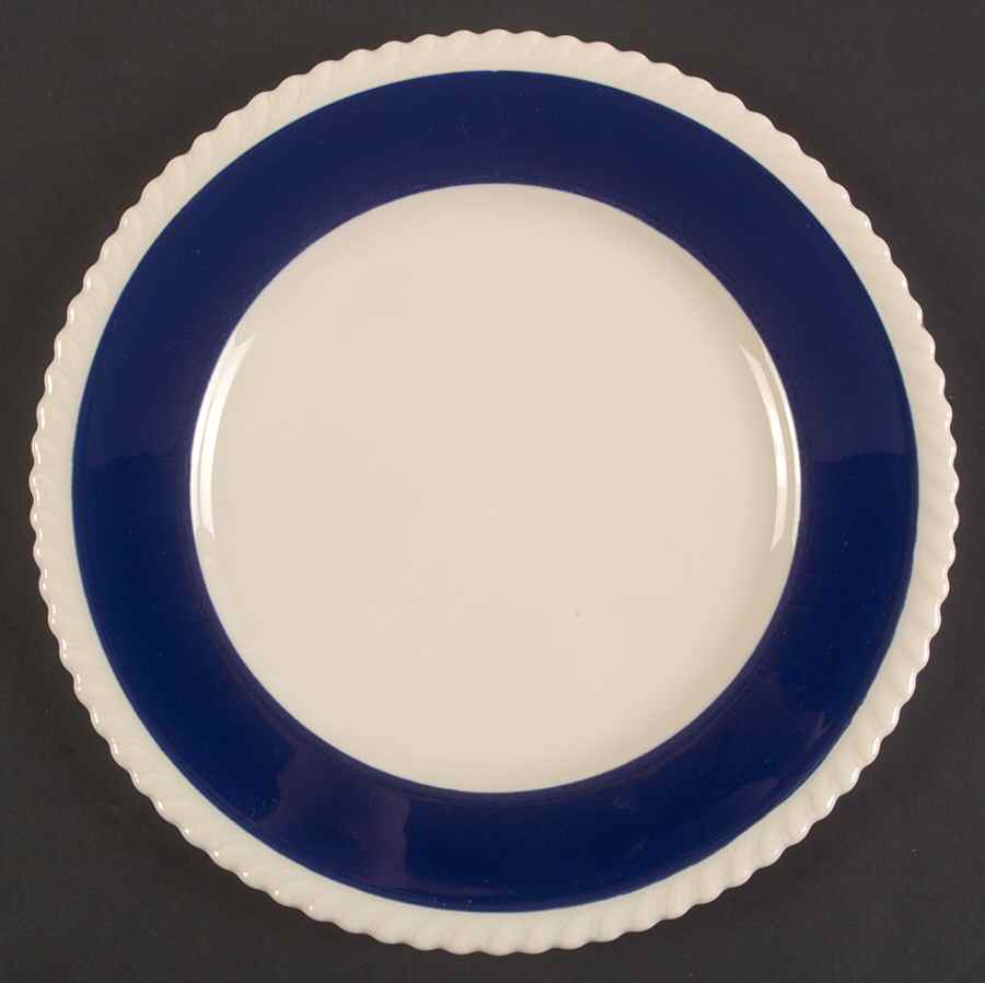 Gadroon Cobalt Blue Dinner Plate by Lenox-1