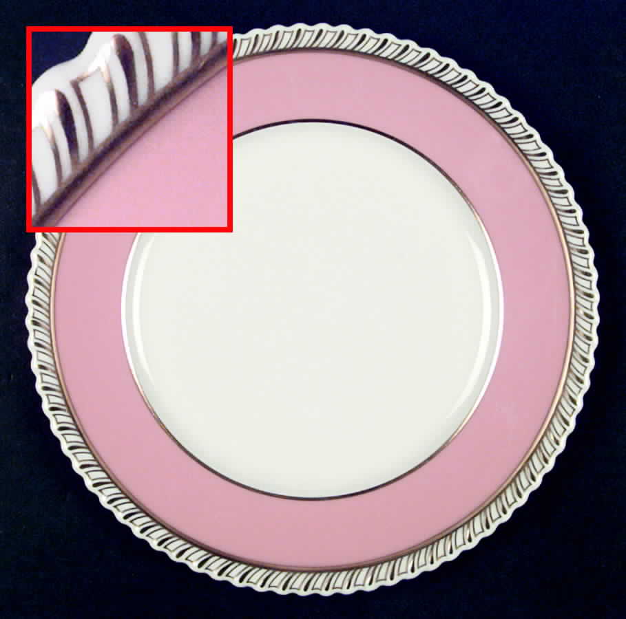 Gadroon Coral Dinner Plate by Lenox-1