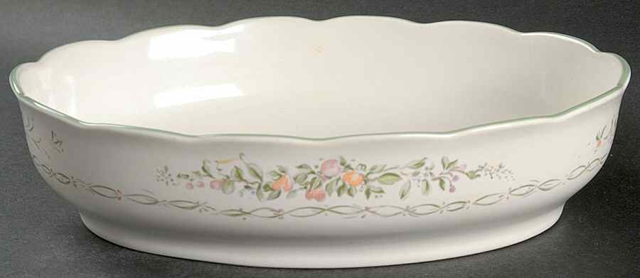 Garden Gate 9" Oval Vegetable Bowl by Lenox-1