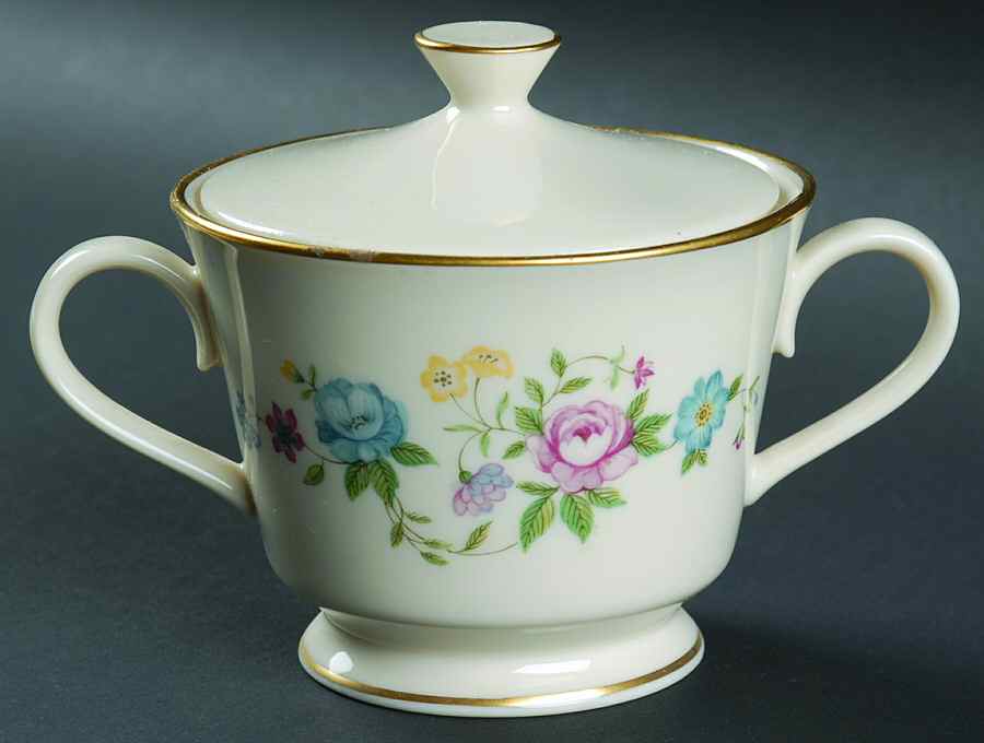 Garden Party Sugar Bowl & Lid by Lenox-1