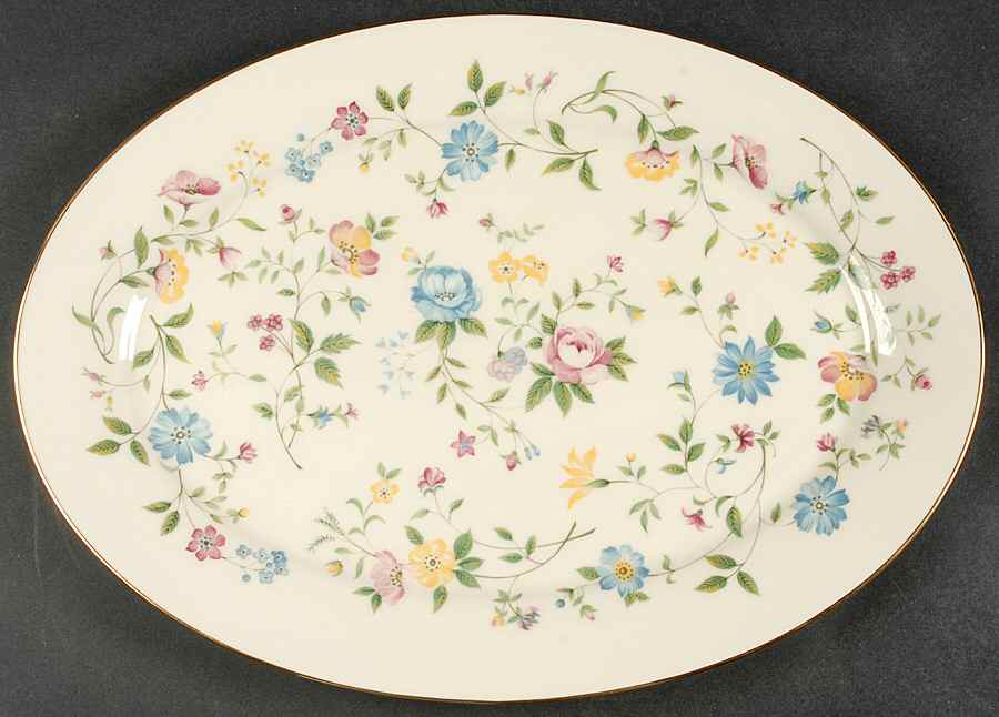 Garden Party 16" Oval Serving Platter by Lenox-1