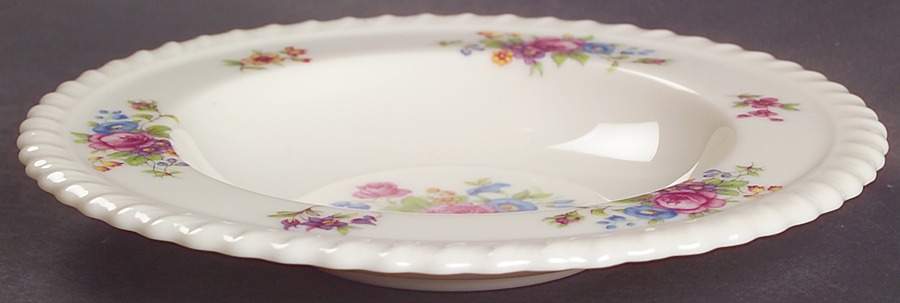 Gadroon Rose Fruit/Dessert (Sauce) Bowl by Lenox-1
