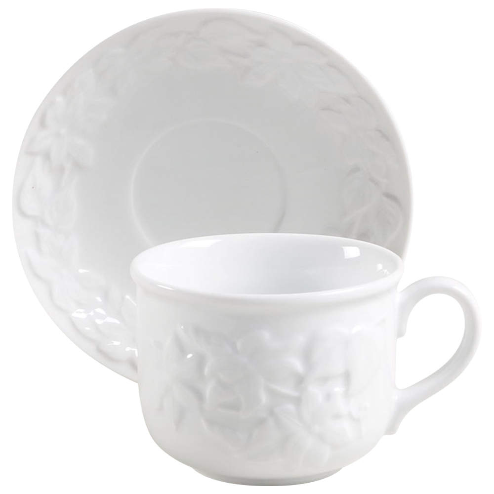 Garden Vines Flat Cup & Saucer Set by Lenox-1