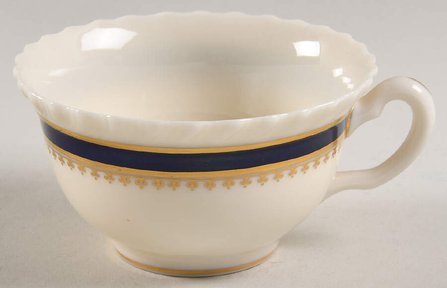 Georgian Blue Flat Cup by Lenox-1