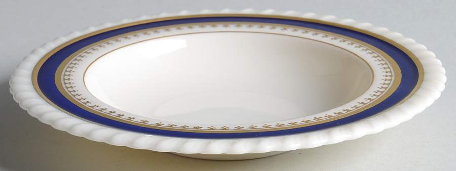 Georgian Blue Rim Fruit/Dessert (Sauce) Bowl by Lenox-1