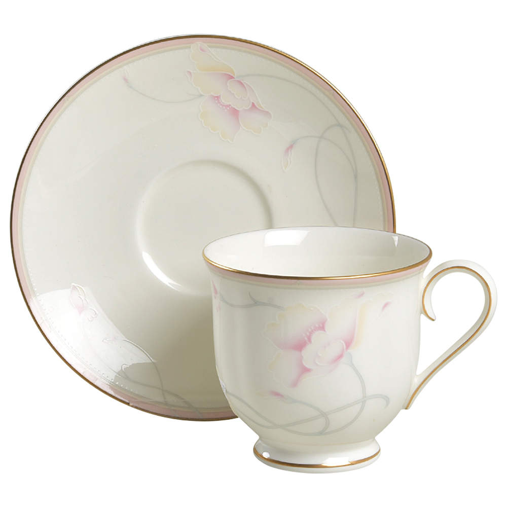 Georgiana Footed Cup & Saucer Set by Lenox-1