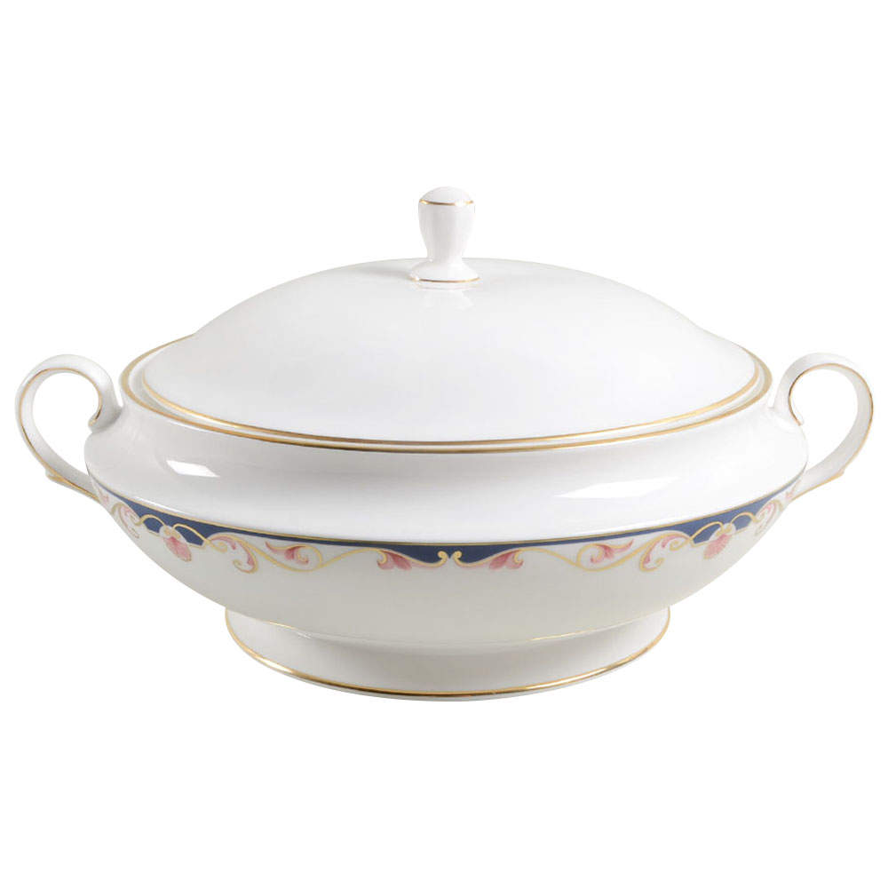 Georgian Shell Round Covered Vegetable by Lenox-1