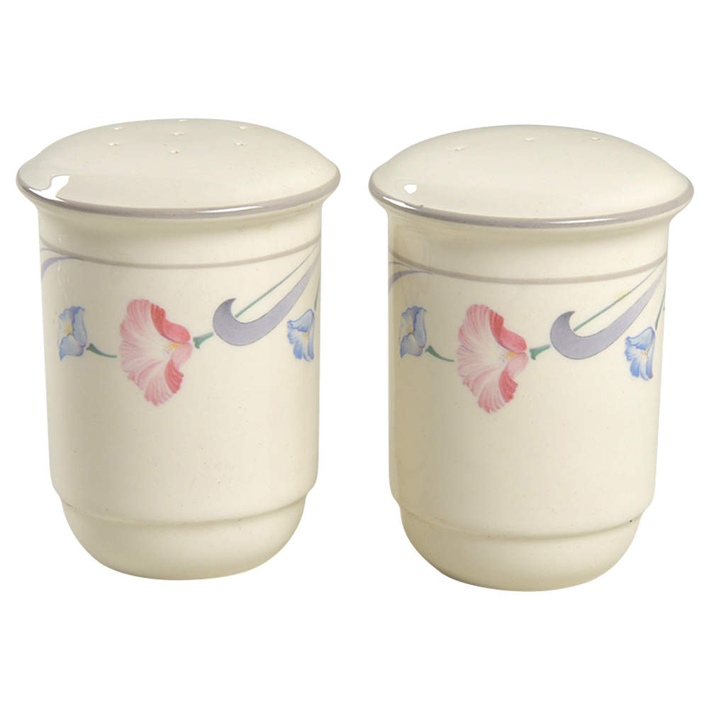 Glories on Grey Salt & Pepper Set by Lenox-1