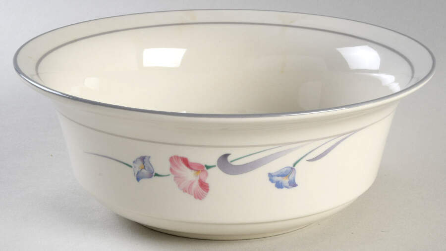 Glories on Grey 8" Round Vegetable by Lenox-1