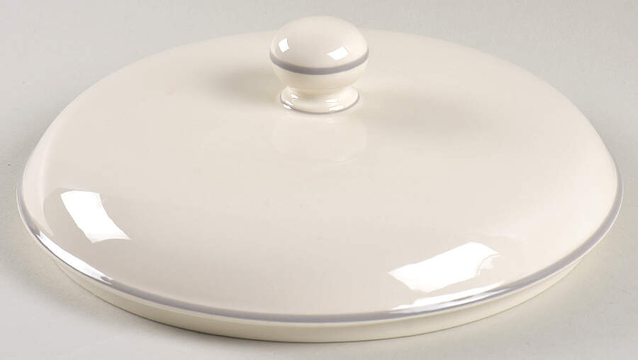 Glories on Grey Lid for Round Casserole Or Vegetable by Lenox-1