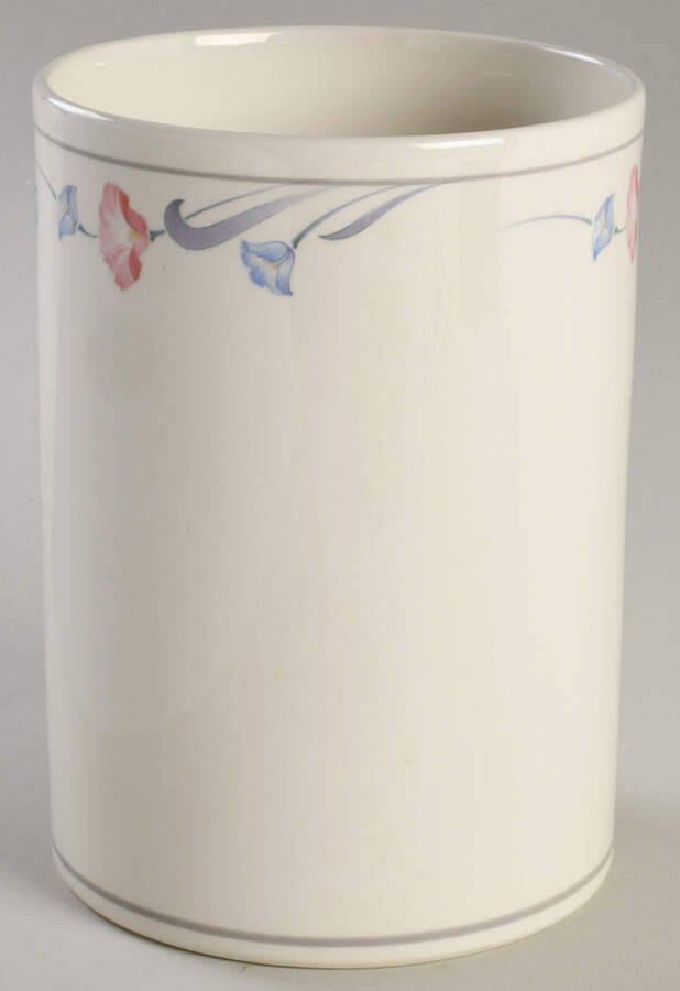 Glories on Grey Medium Canister No Lid by Lenox-1