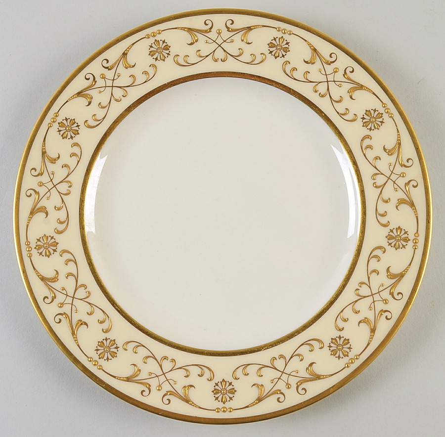 Gold Casino Luncheon Plate by Lenox-1