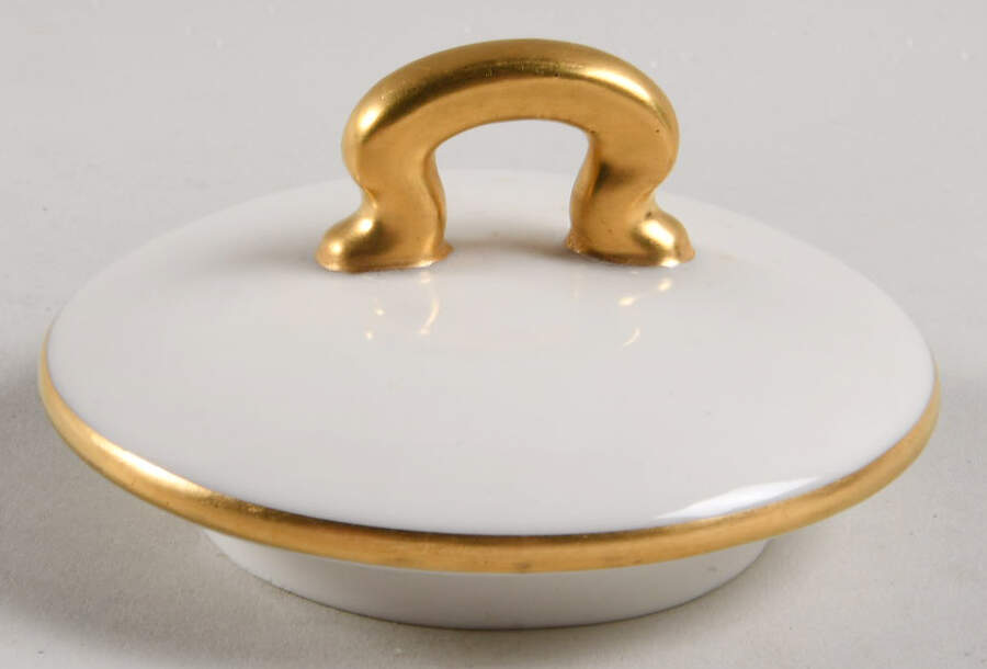 Golden Gate (Gold Trim) Lid for Shape 522 Teapot by Lenox-1