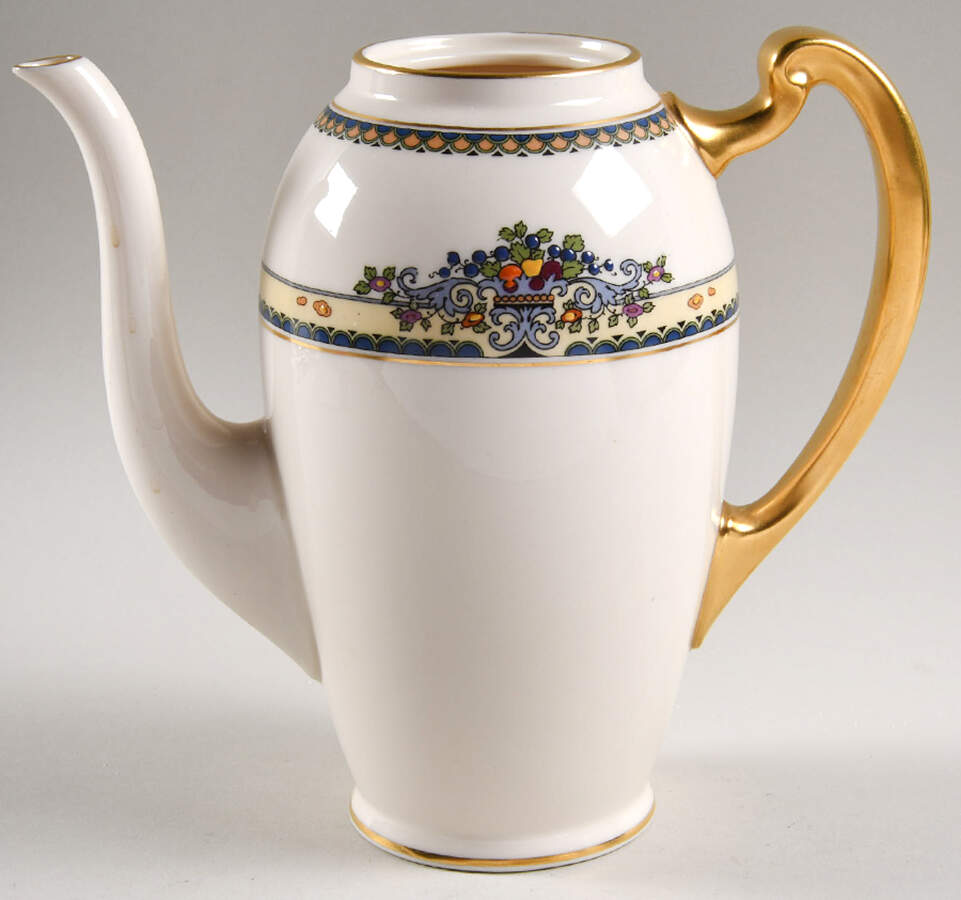 Golden Gate (Gold Trim) Coffee Pot No Lid by Lenox-1