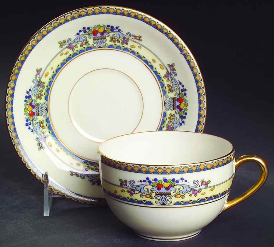 Golden Gate (Gold Trim) Oversized Cup & Saucer Set by Lenox-1
