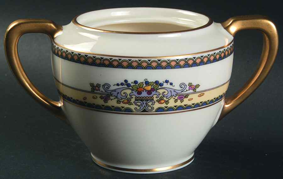Golden Gate (Gold Trim) Shape 1962 Sugar Bowl No Lid by Lenox-1