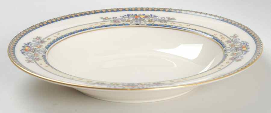 Golden Gate (Gold Trim) Rim Soup Bowl by Lenox-1