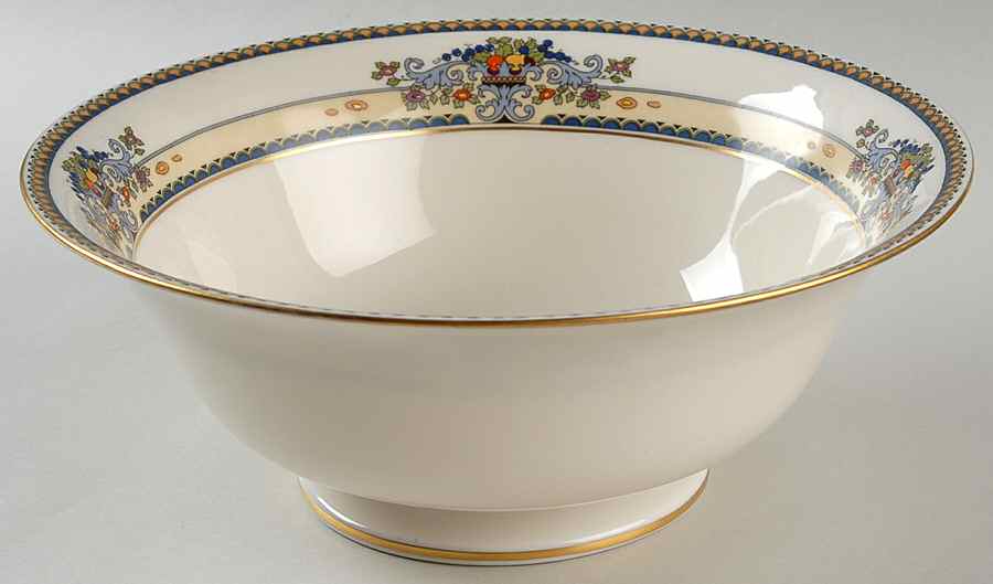 Golden Gate (Gold Trim) Large Berry Bowl by Lenox-1