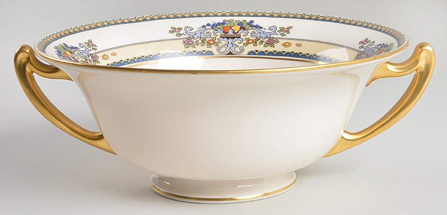 Golden Gate (Gold Trim) Large Berry Bowl by Lenox-1