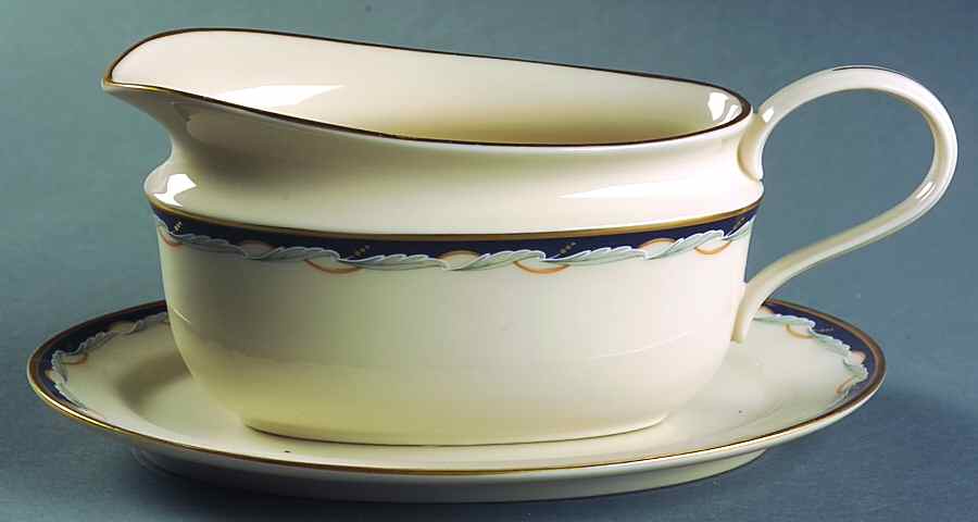 Golden Gate Gravy Boat & Underplate/Relish by Lenox-1