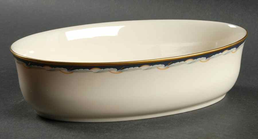 Golden Gate 9" Oval Vegetable Bowl by Lenox-1