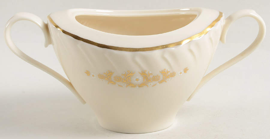Golden Mood Sugar Bowl No Lid by Lenox-1
