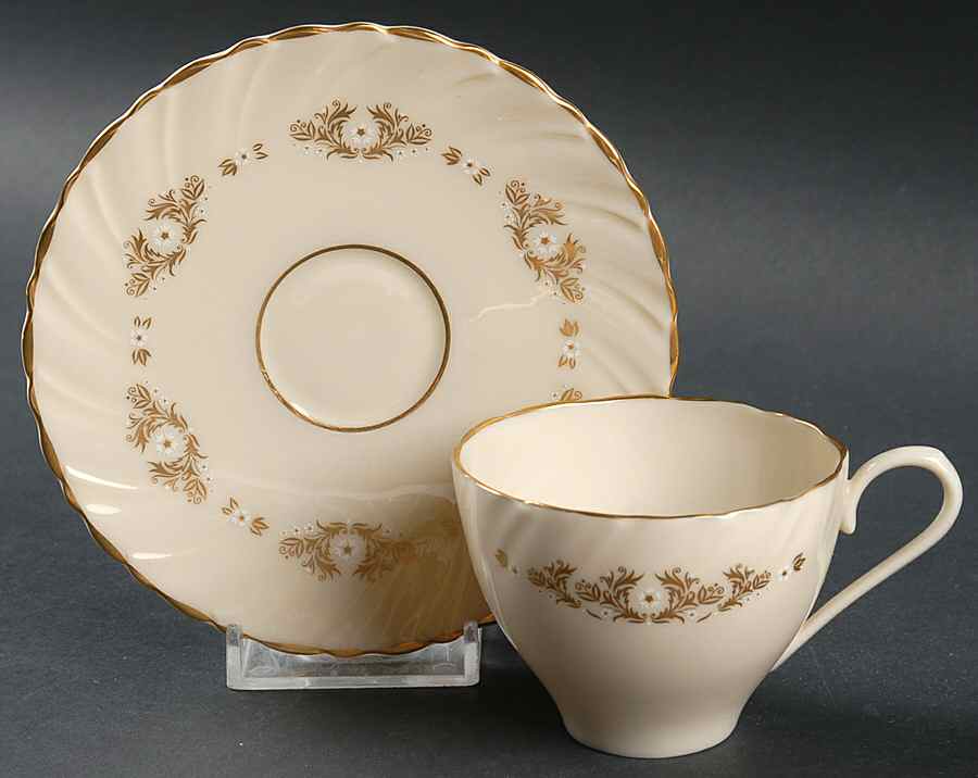 Golden Mood Flat Demitasse Cup & Saucer Set by Lenox-1