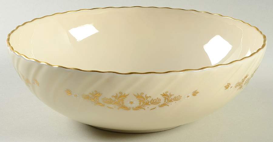 Golden Mood 9" Round Vegetable Bowl by Lenox-1