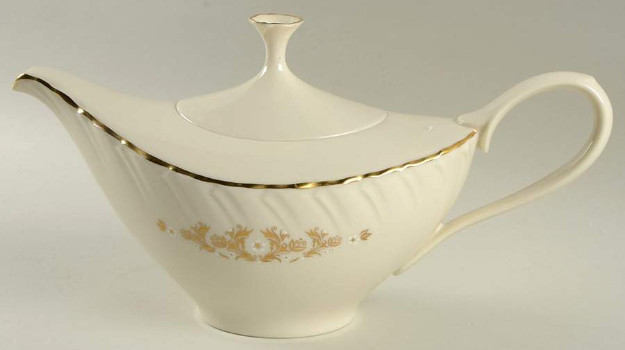 Golden Mood Teapot & Lid by Lenox-1