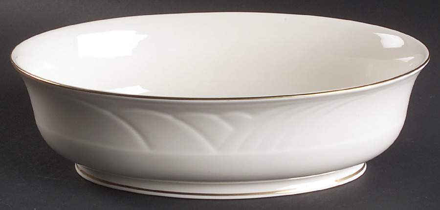 Golden Sand Dune 9" Oval Vegetable Bowl by Lenox-1