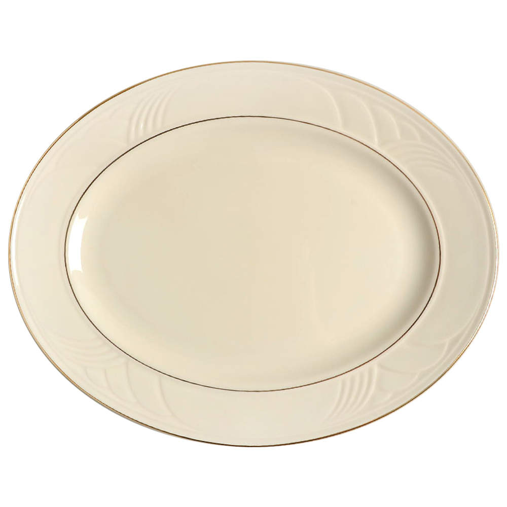 Golden Sand Dune 13" Oval Serving Platter by Lenox-1