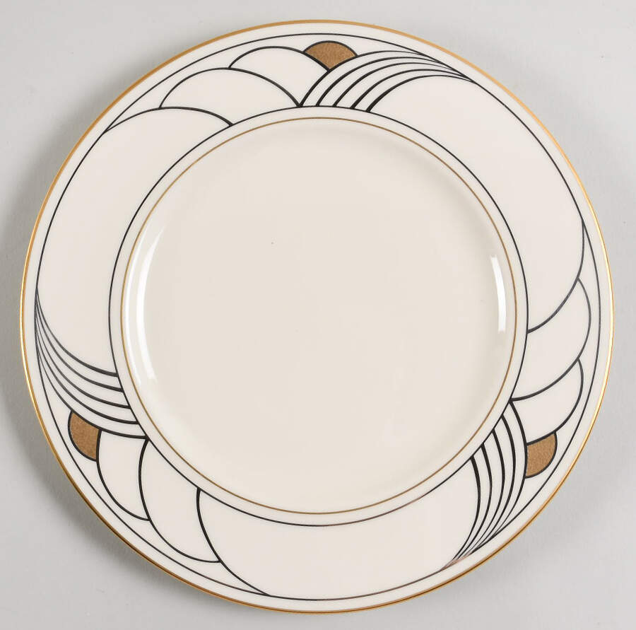 Golden Sand Dune Accent Luncheon Plate by Lenox-1