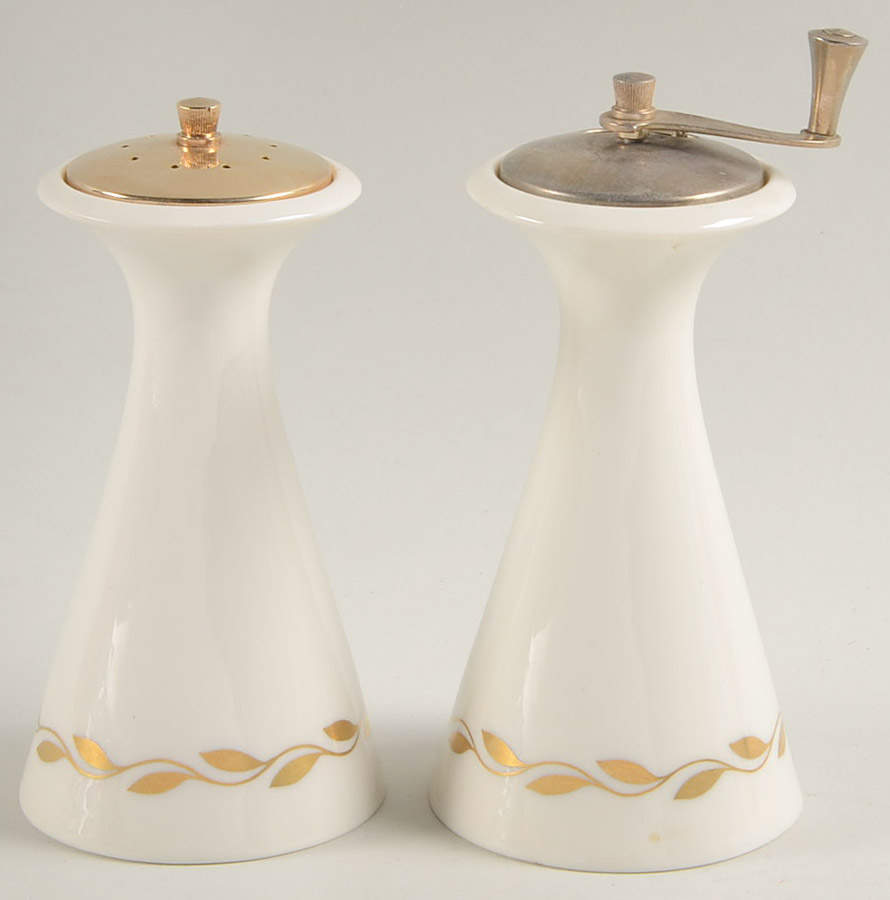 Golden Wreath Salt Mill & Pepper Mill Set by Lenox-1