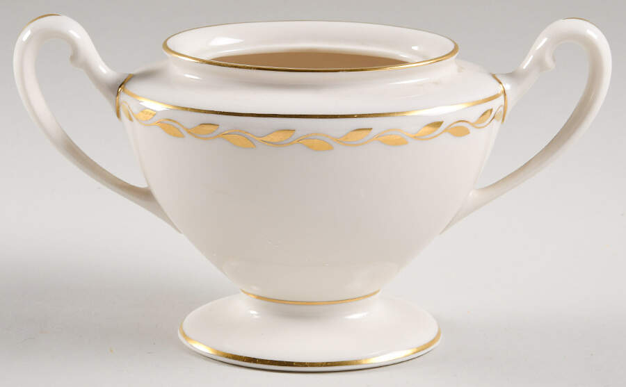 Golden Wreath Shape 743 Sugar Bowl No Lid by Lenox-1