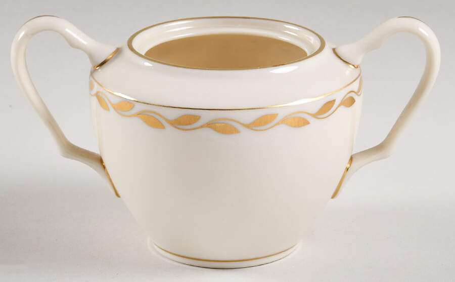 Golden Wreath Sugar Bowl No Lid by Lenox-1