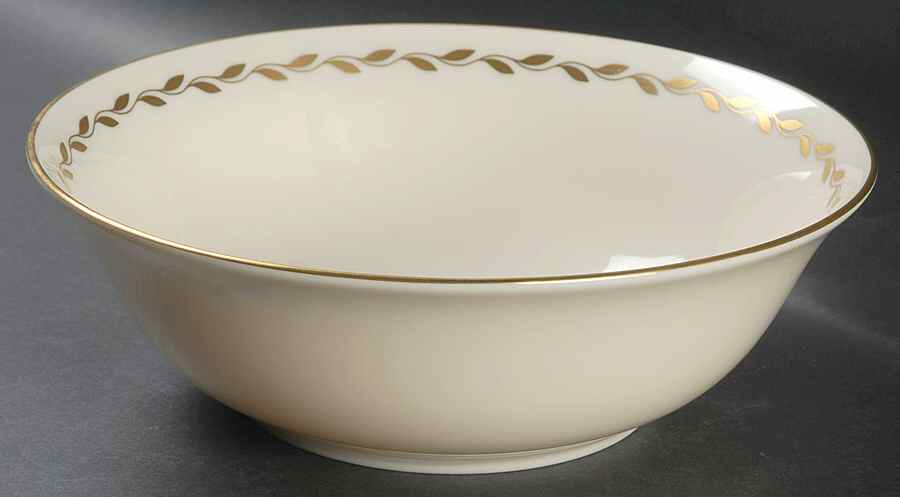 Golden Wreath 9" Round Vegetable Bowl by Lenox-1