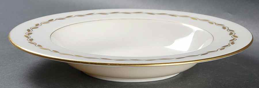 Golden Wreath Large Rim Soup Bowl by Lenox-1
