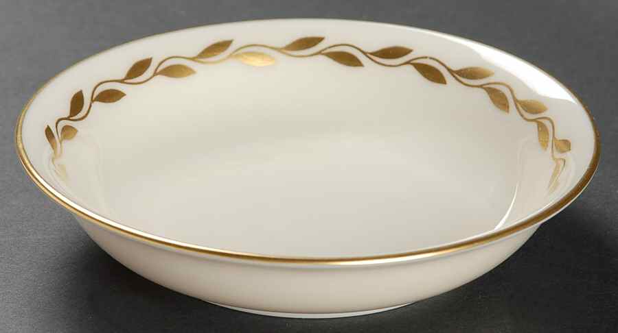 Golden Wreath Fruit/Dessert (Sauce) Bowl by Lenox-1