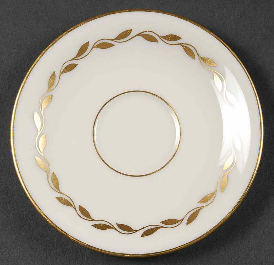 Golden Wreath Saucer for Demitasse Cup by Lenox-1