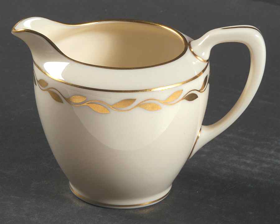 Golden Wreath Shape 1963  Creamer by Lenox-1