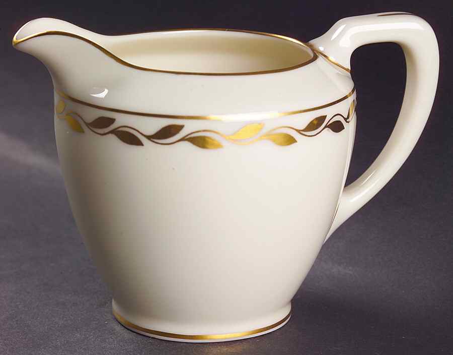 Golden Wreath Shape 1963 Creamer by Lenox-1