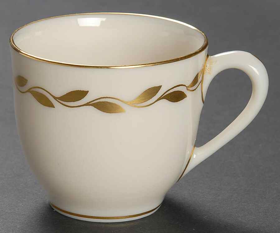 Golden Wreath Flat Demitasse Cup by Lenox-1
