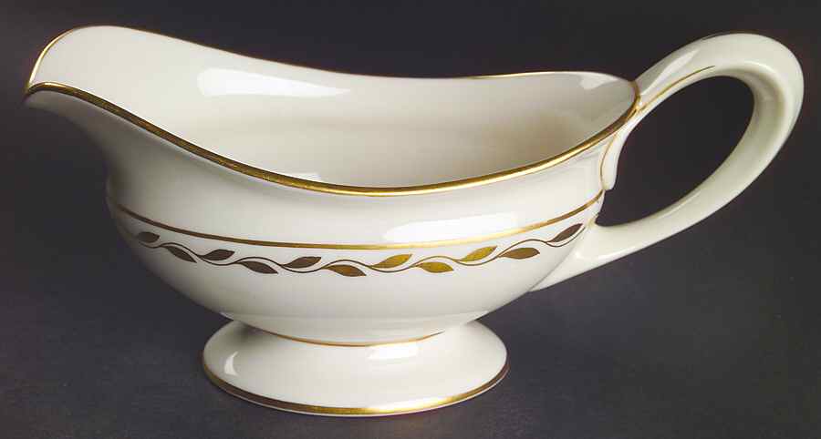 Golden Wreath Gravy Boat by Lenox-1