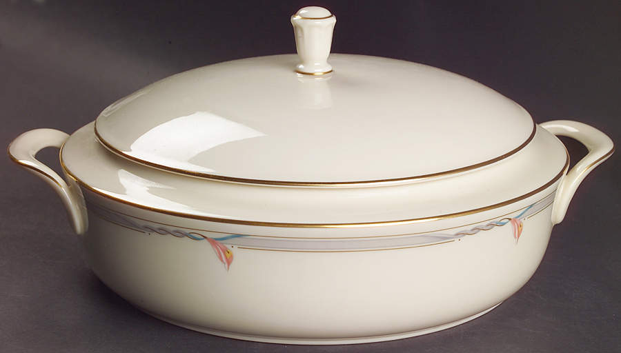 Gramercy Large Round Covered Vegetable by Lenox-1