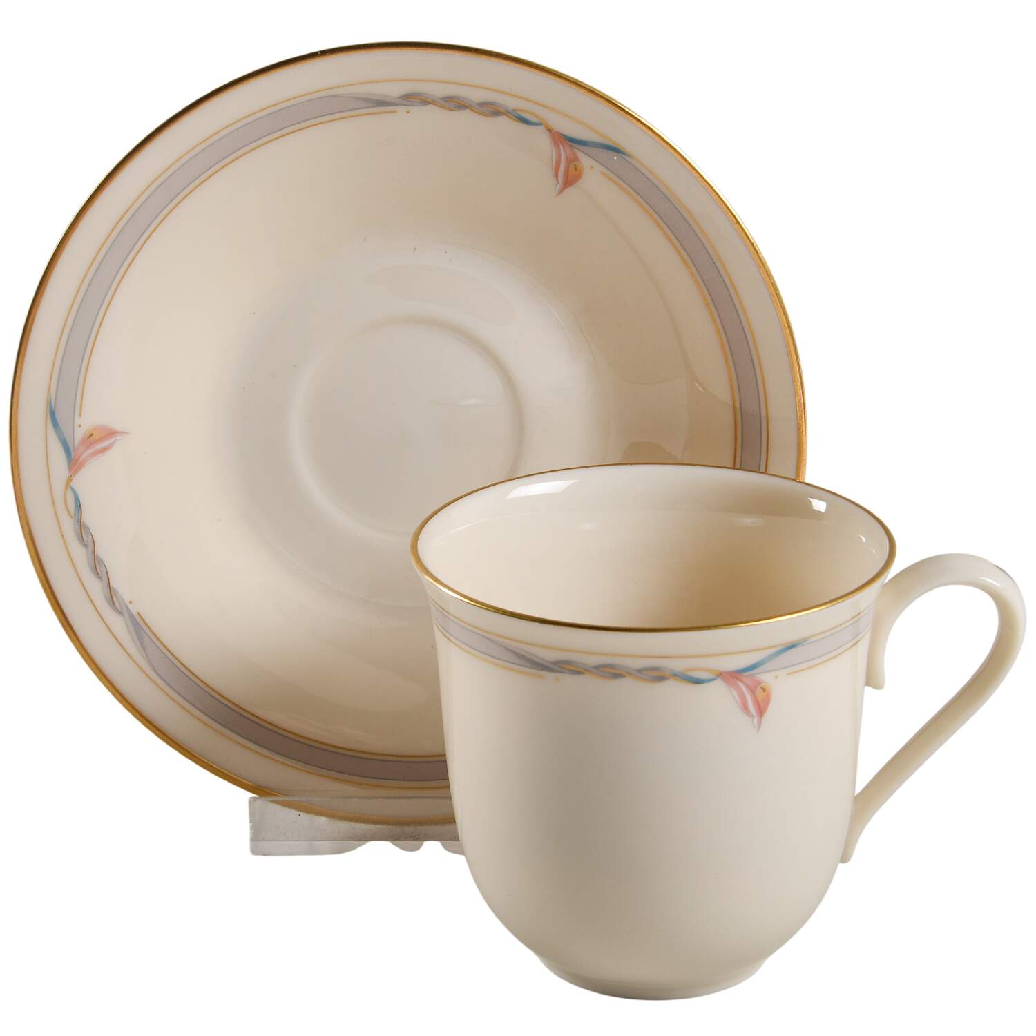 Gramercy Footed Cup & Saucer Set by Lenox-1