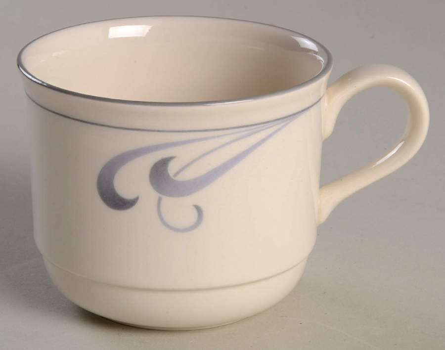 Grey Brushstrokes Flat Cup by Lenox-1